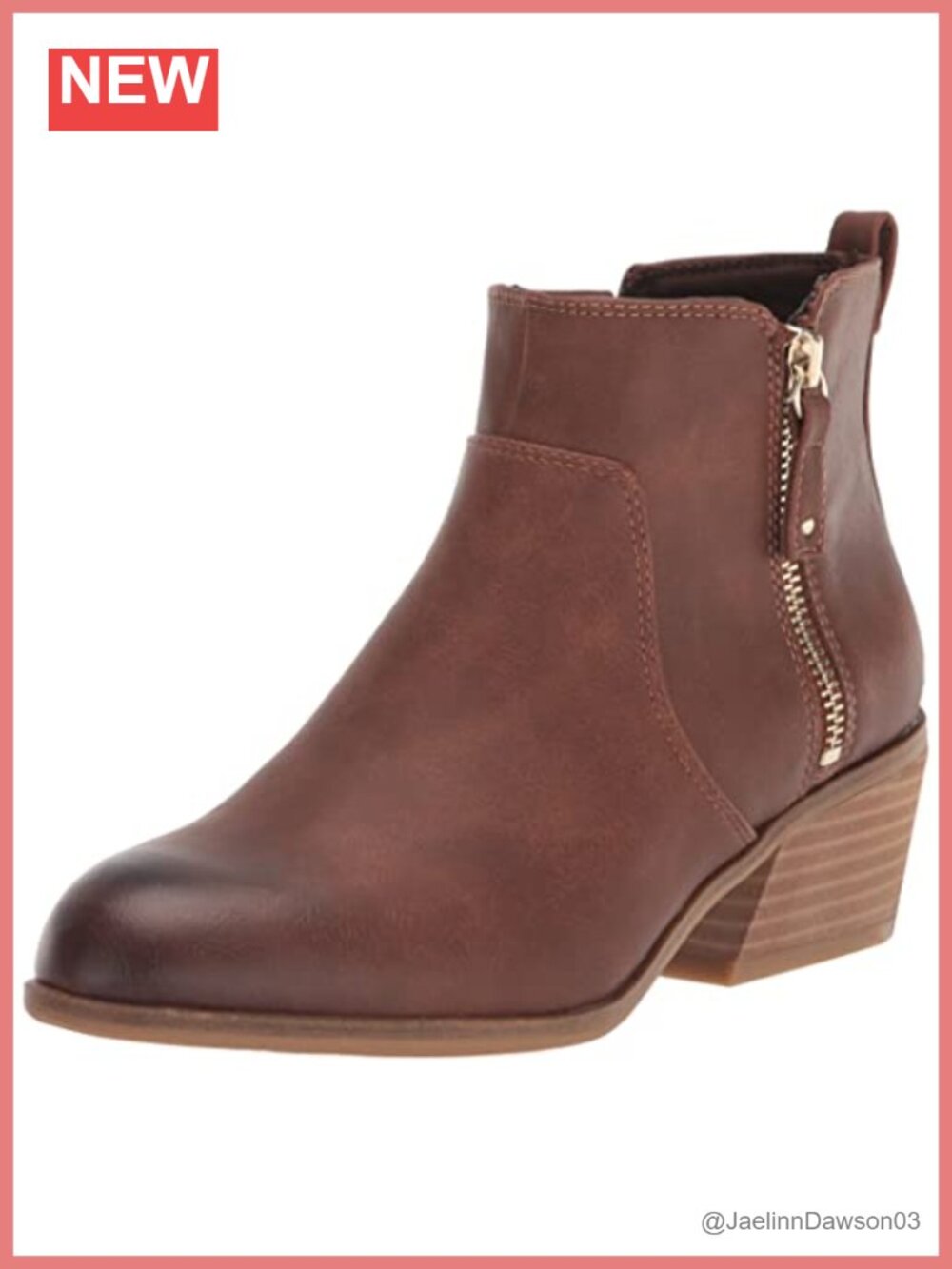 Dr. Scholl's Women's Lawless Ankle Bootie - Side Zip Block Heel Pointed Toe